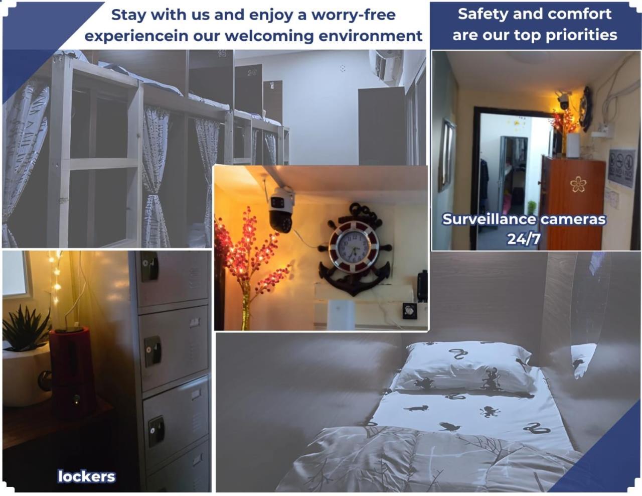 Alharaki Capsule Bed & Breakfast Dubai Exterior foto