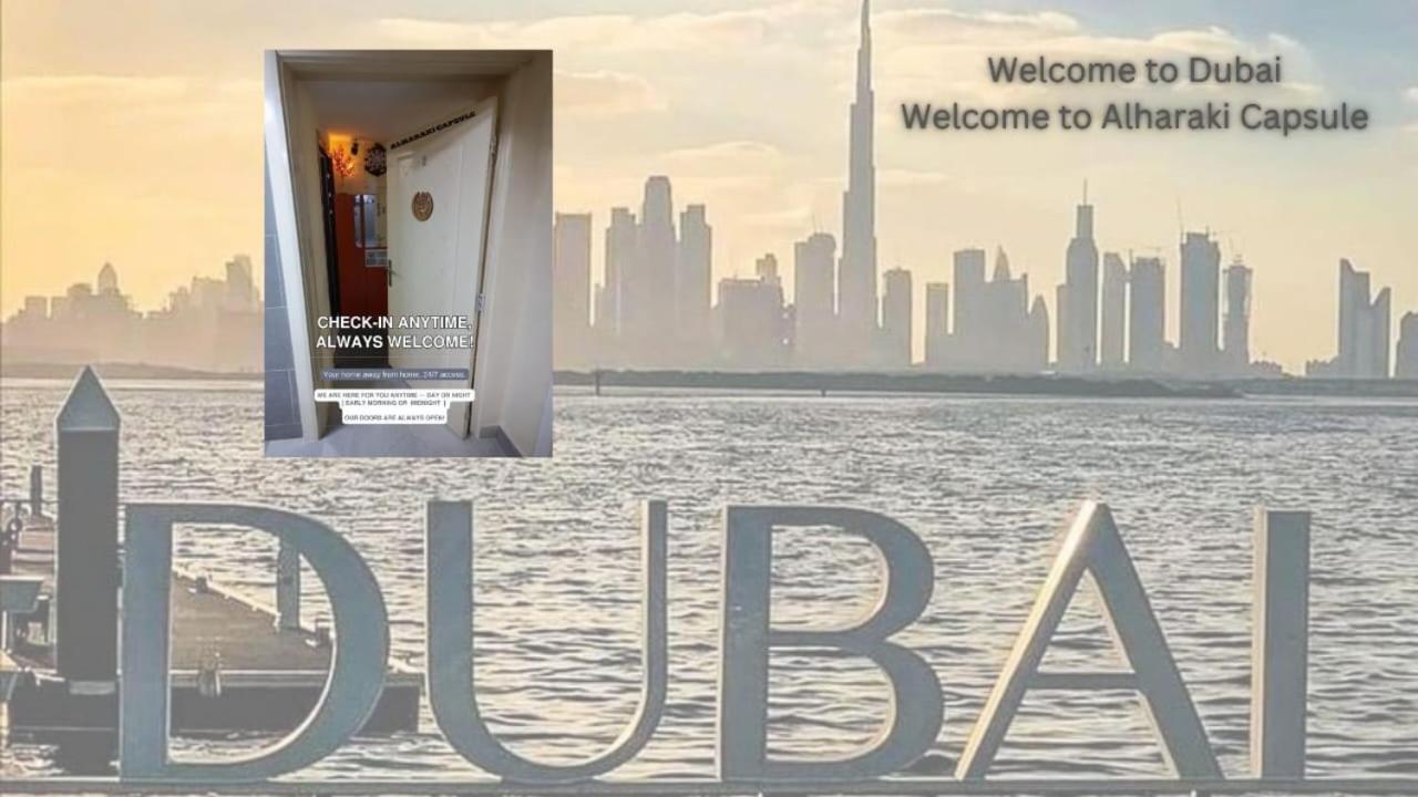 Alharaki Capsule Bed & Breakfast Dubai Exterior foto
